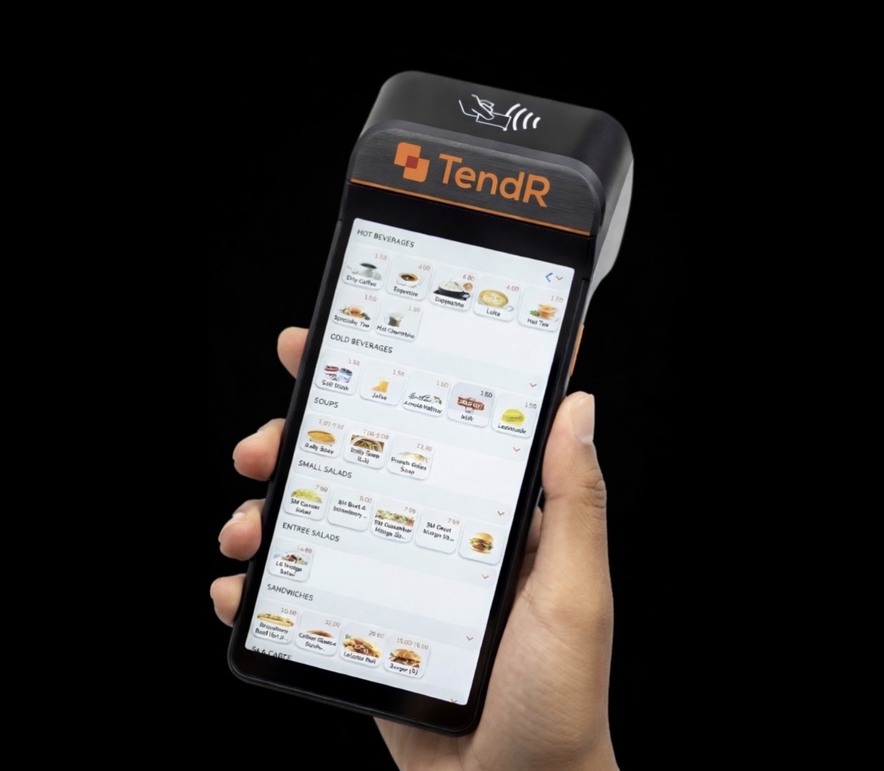 TendR GO handheld point-of-sale terminal